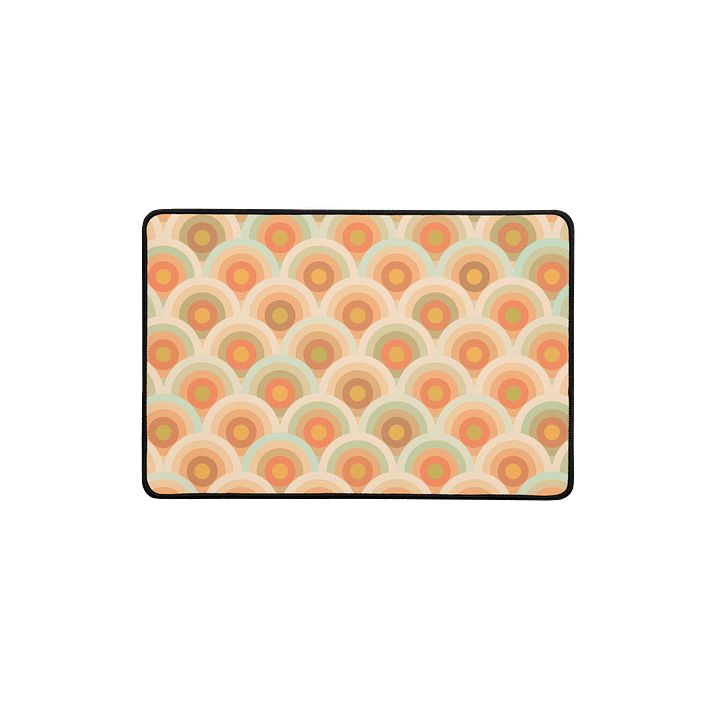 Retro Scalloped Earthy Desk Mat product image (1)