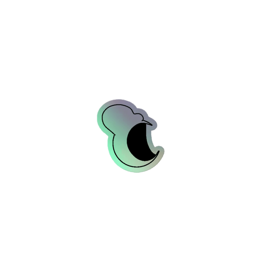 YELLING ARON HOLOGRAPHIC STICKER product image (1)