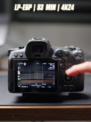 How to get more battery life from the canon r5c! #canon #r5c #filmmaking #cameragear #cameratips #filmtok 