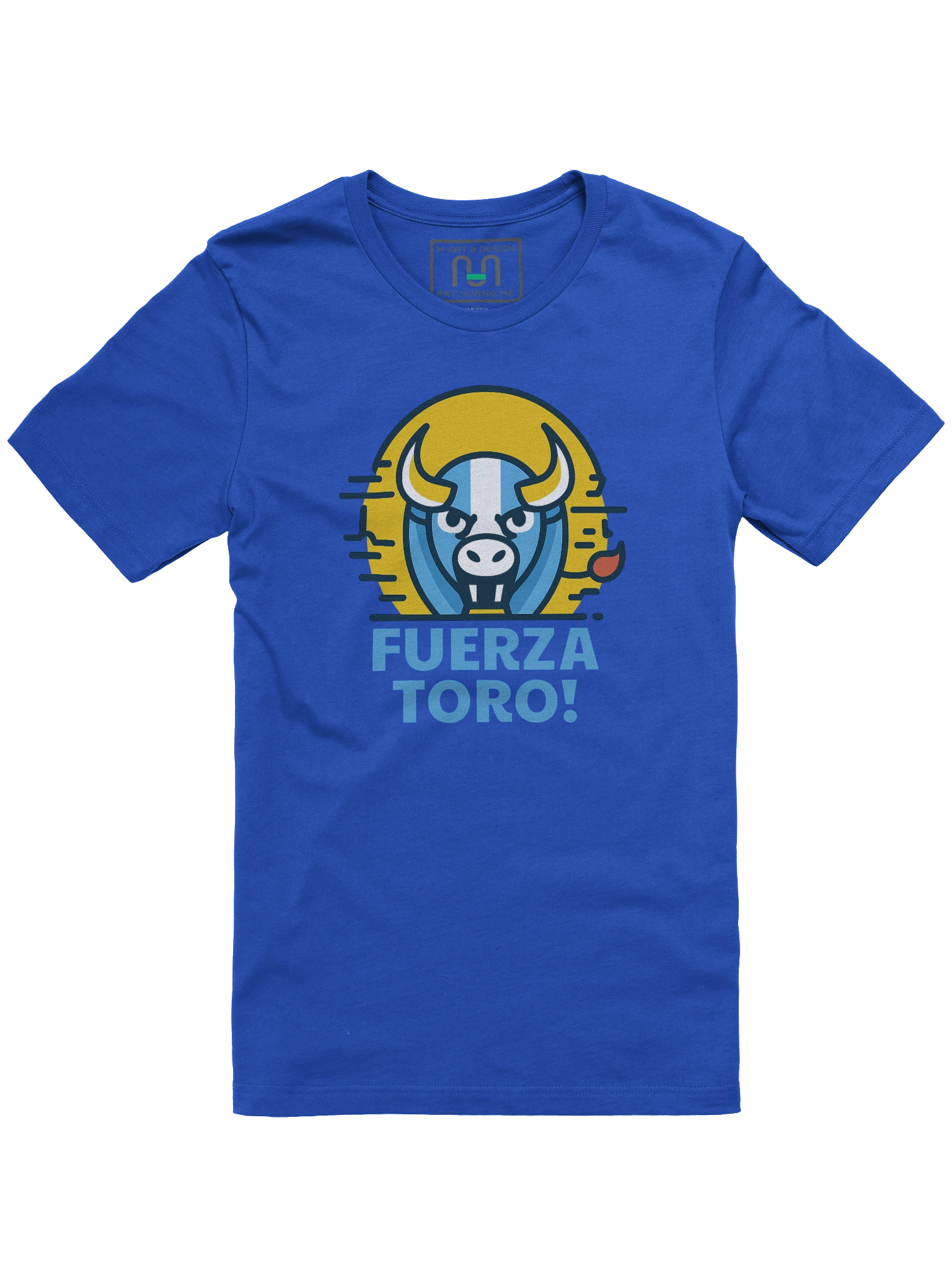 FUERZA TORO! Bull Power Graphic Tee – Bold Design by M-Art & Design product image (1)