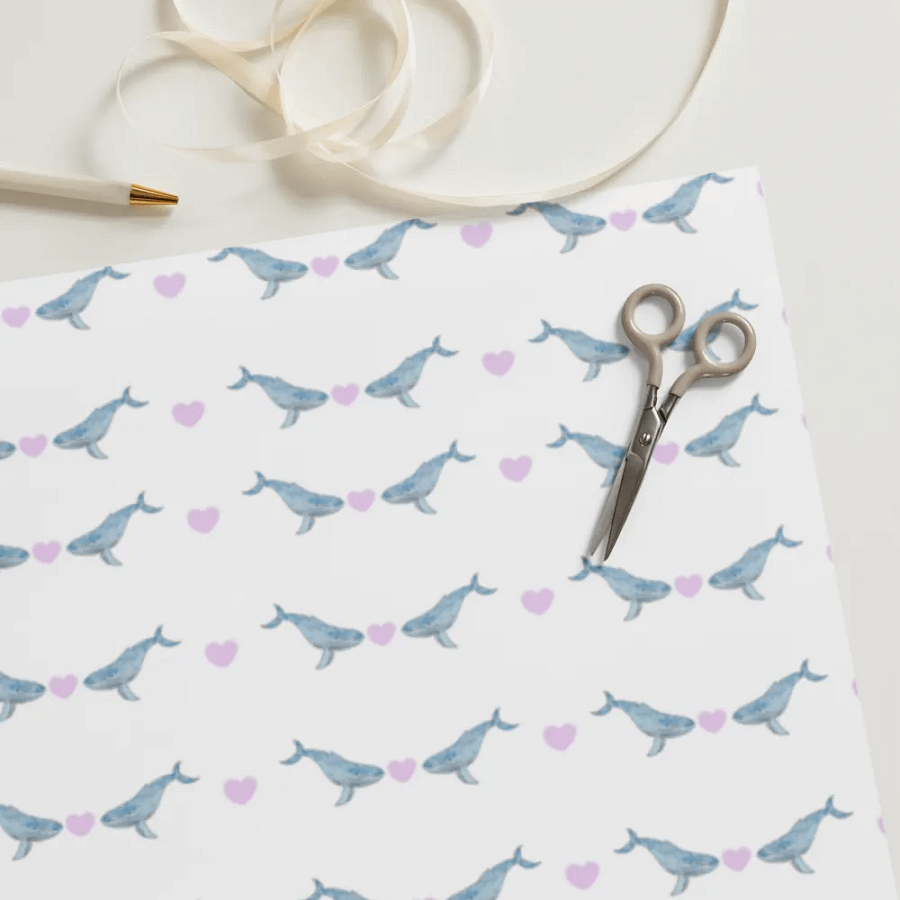 Humpback Whale Wrapping Paper product image (12)