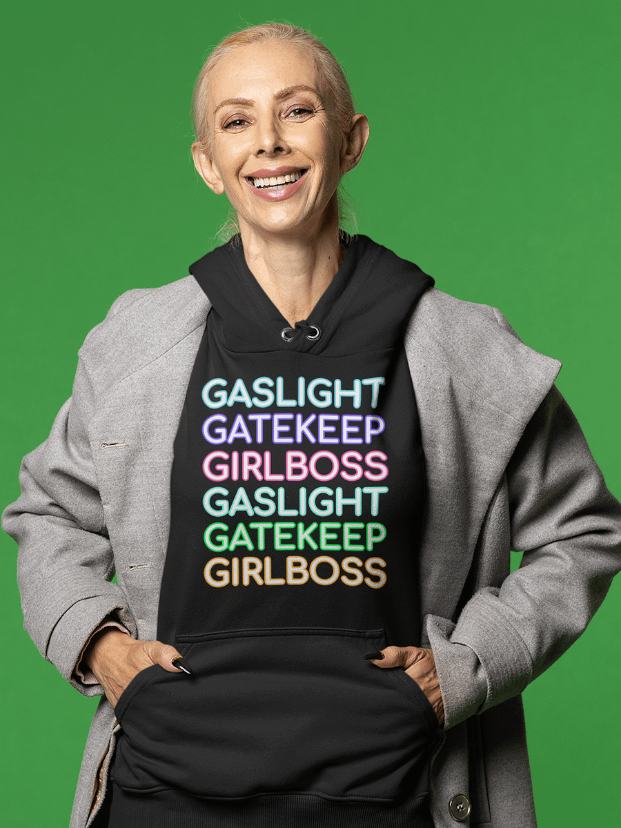 Gaslight Gatekeep Girlboss classic hoodie product image (1)