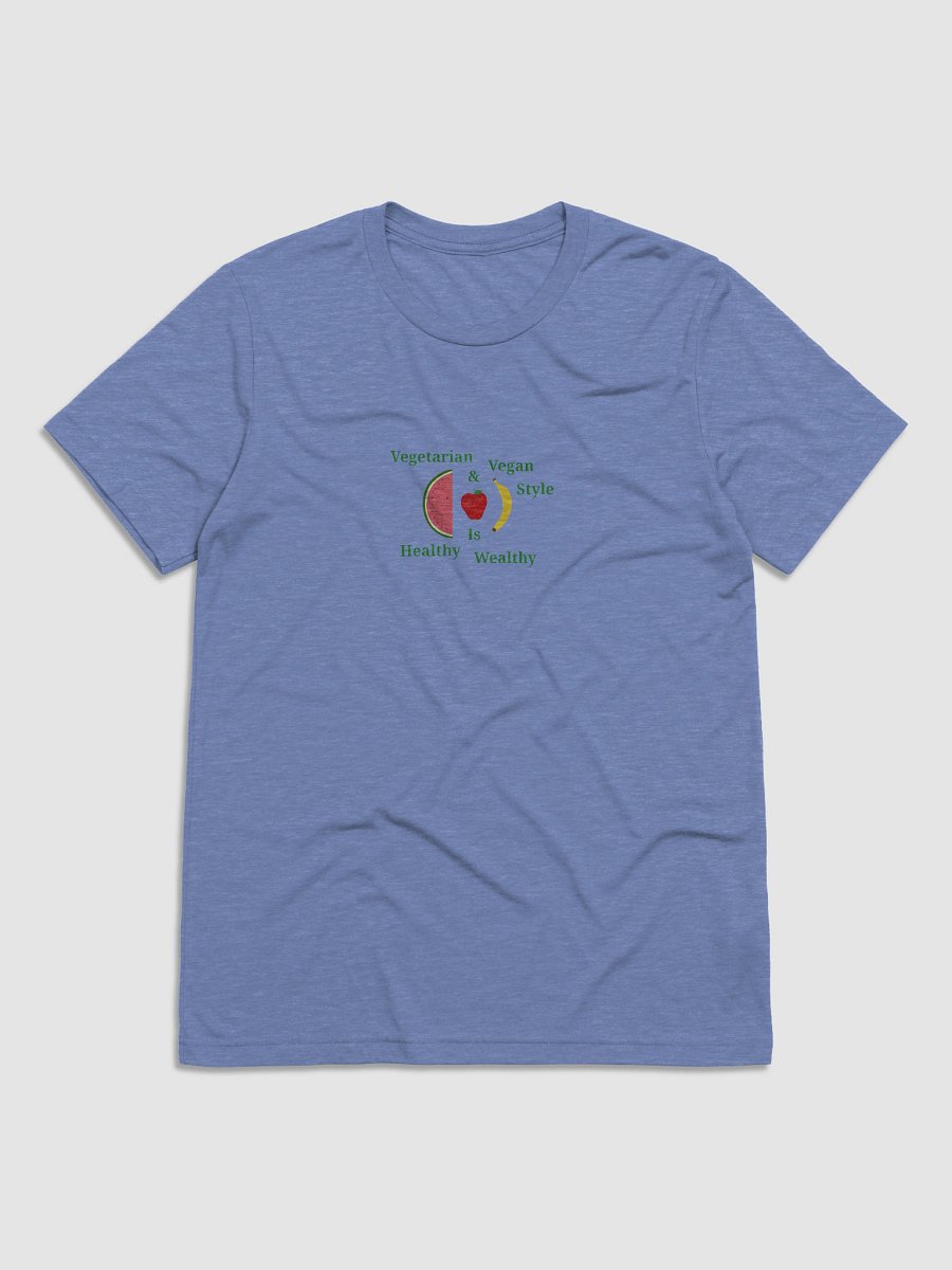 Healthy & Wealthy Vegetarian T-Shirt product image (1)