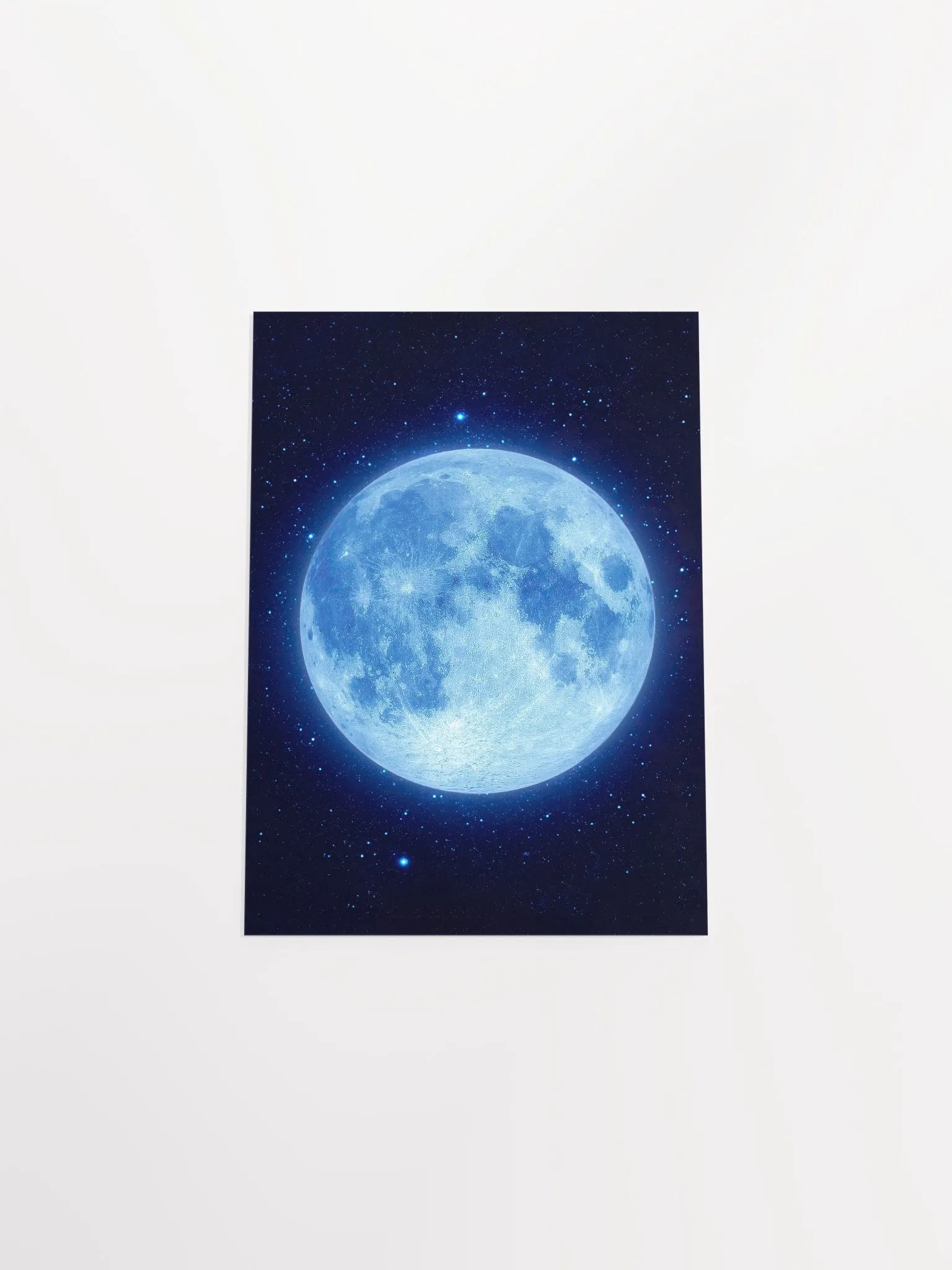Full Moon, Blue Moon (Hi-Res poster) — space poster, Moon poster, space art, Moon photo product image (10)