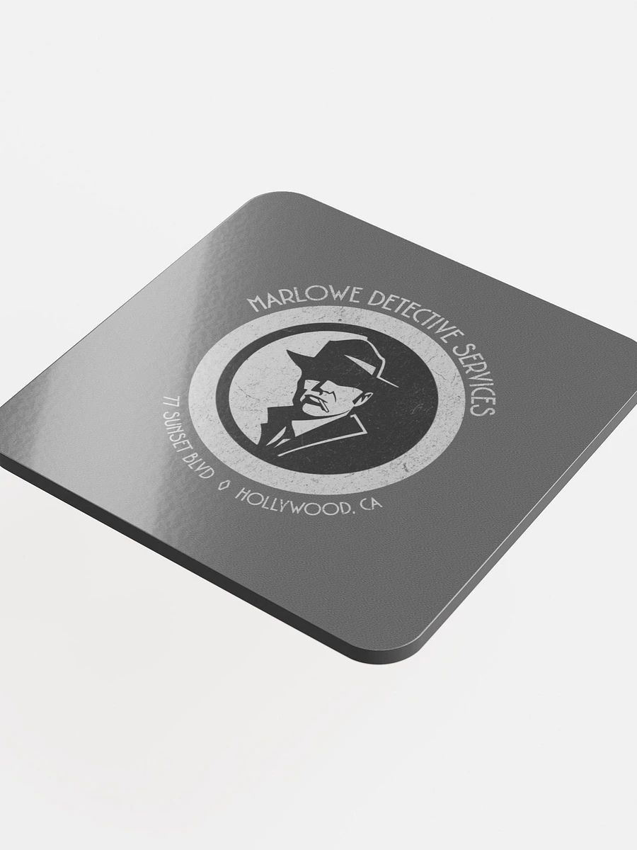 Marlowe Detective Services Beverage Coaster product image (1)