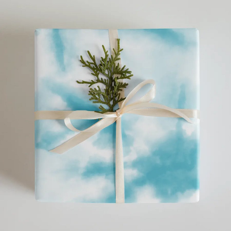 Snowflake Tie Dye Wrapping Paper Set product image (10)