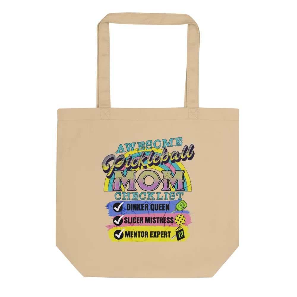 Mom Checklist Pickleball Tote Bag product image (1)