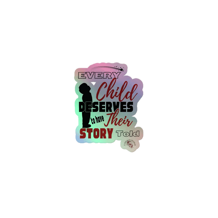 Every Child Deserves Their Story Told Kiss-cut Sticker Sheet product image (1)