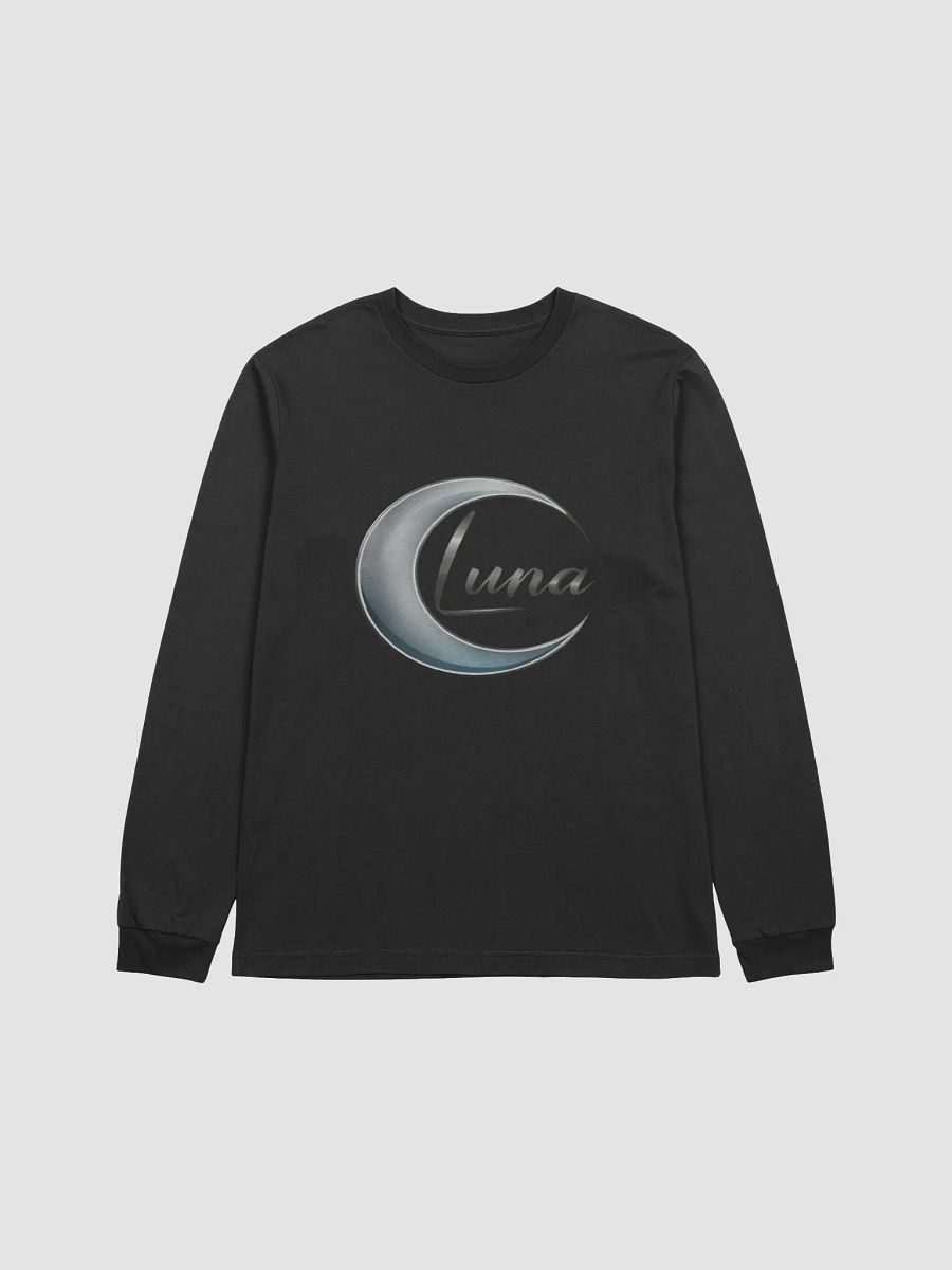Luna Unisex Supersoft Long Sleeve T-Shirt with Crescent Moon Design - Comfortable and Stylish product image (1)