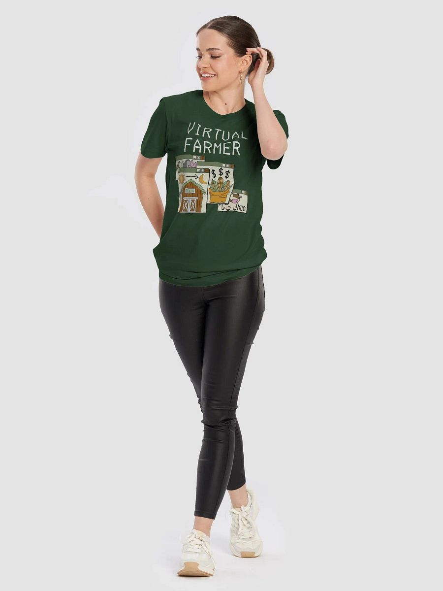 Virtual Farmer Tee - White Text product image (10)
