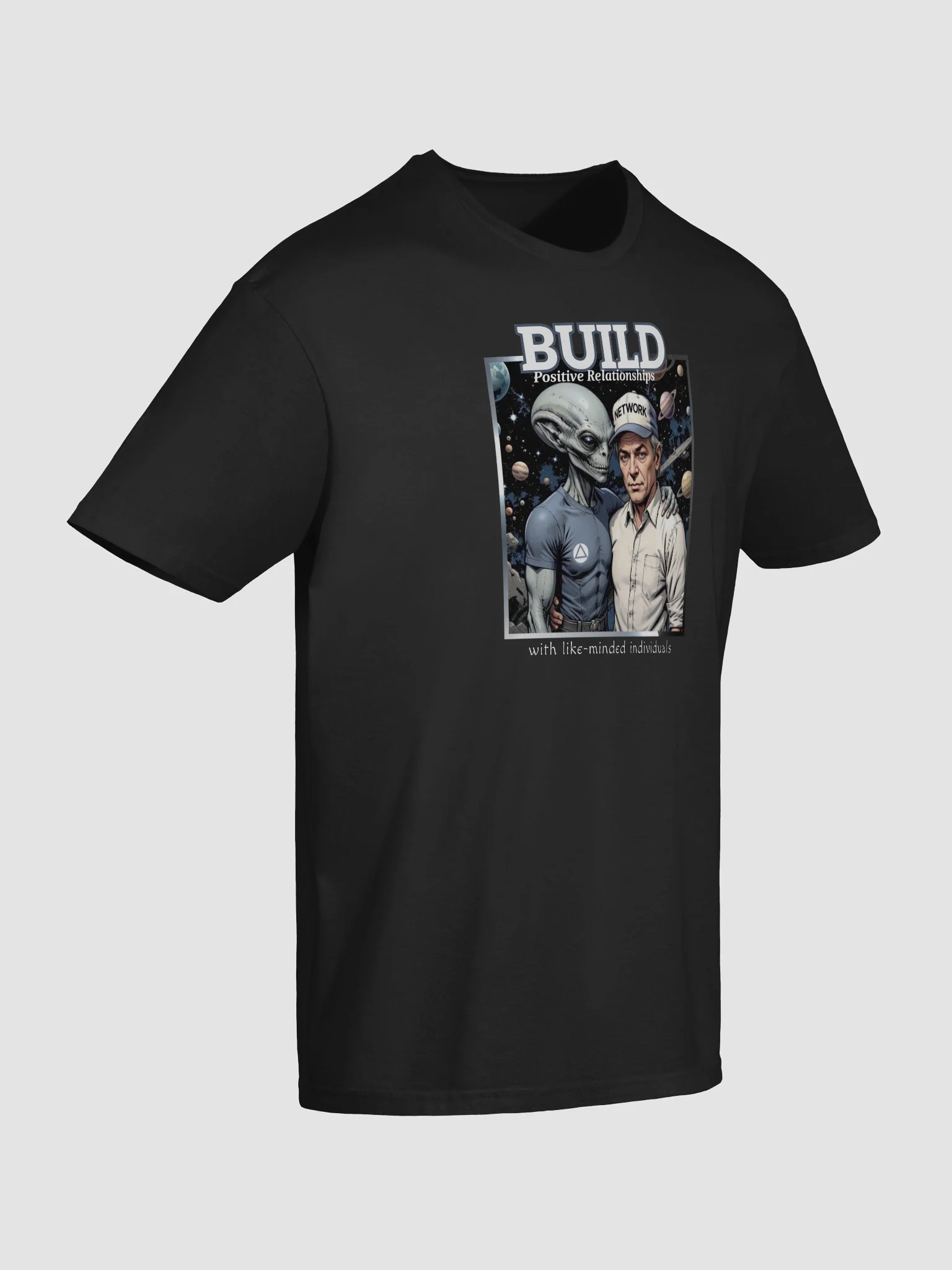 Build Positive Relationships with Like Minded Individuals | Recovery T-Shirt Inspiring Sobriety product image (3)