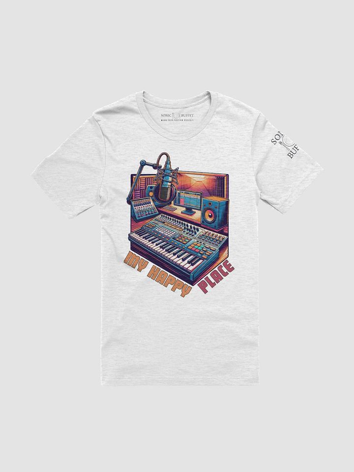 "My Happy Place" T-Shirt (light colors) product image (3)