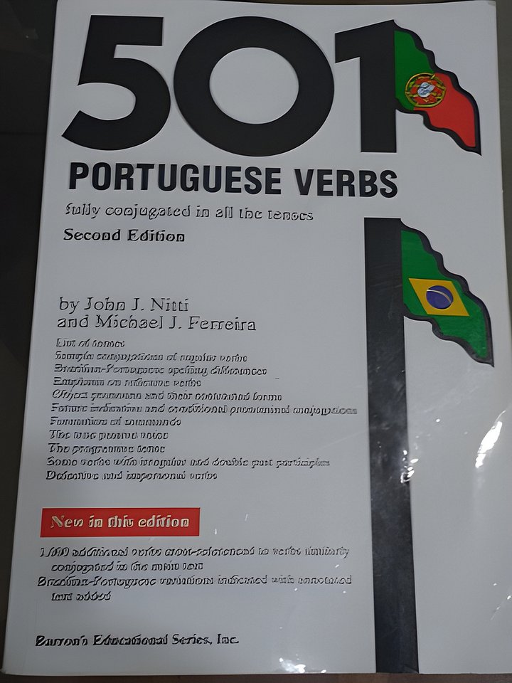 501 Portuguese Verbs (501 Verb) product image (1)