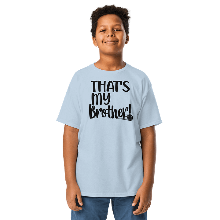 That's My Brother Ice Hockey Youth Tee product image (2)