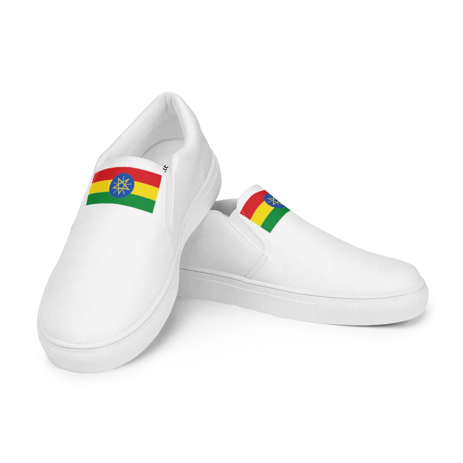 Ethiopian-Starlight Flag Women's Slip-Ons product image (11)
