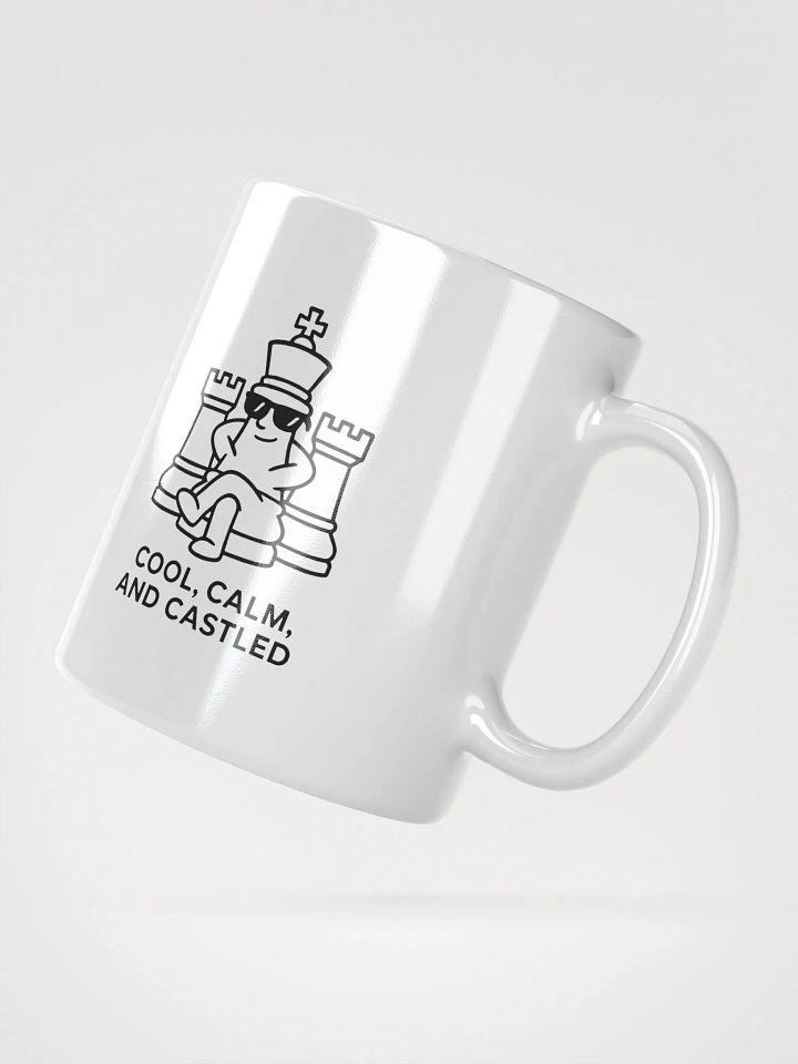Cool, Calm, and Castled - White Glossy Mug product image (2)