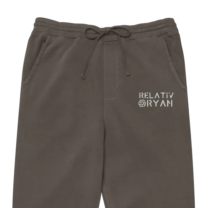 RelativRyan Vintage Joggers (White Logotype) product image (1)