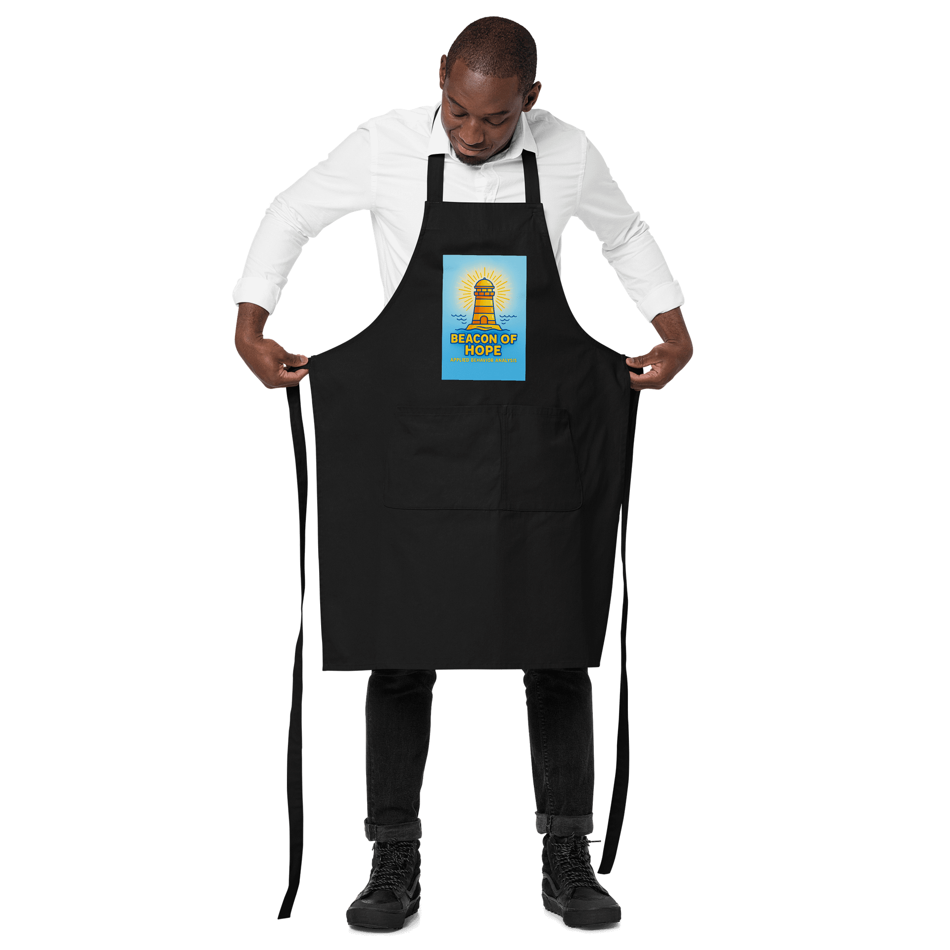 Radiant Lighthouse Organic Cotton Apron product image (5)