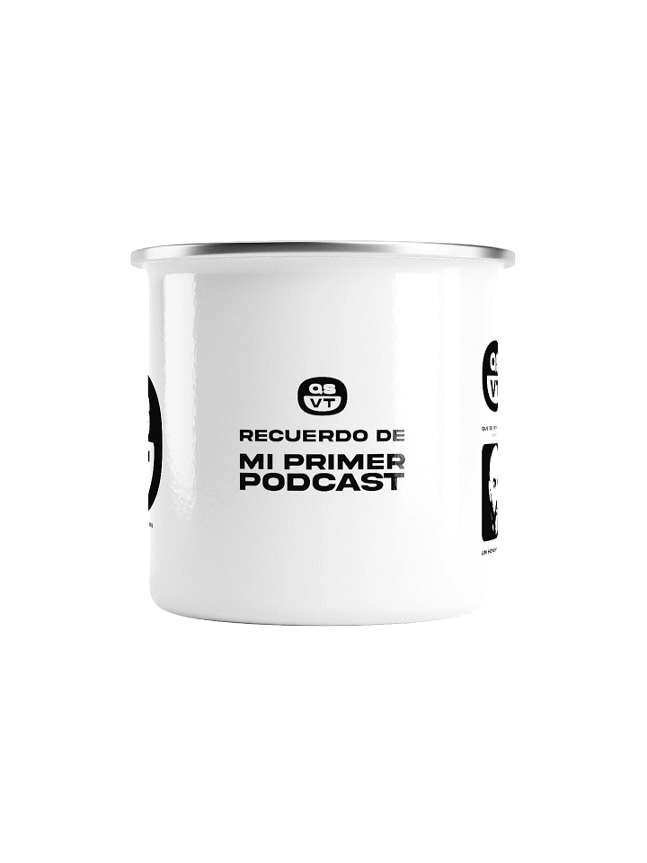 taza de peltre RECUERDO DE MI PRIMER PODCAST product image (2)