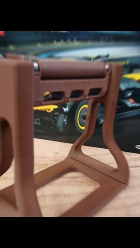 3kg spool holder designed by Duckers on @printablescom printed in www.central3dprinting.com ABS+ Brown. on the @anycubicoffic...