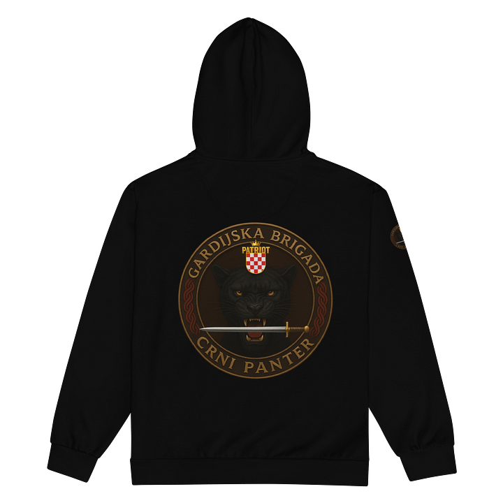 Black Panther Patriot Emblem Zip Hoodie product image (2)