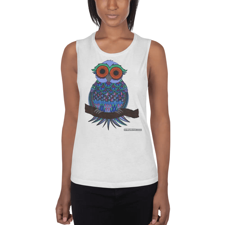 Oddball Owl Tank Top product image (1)