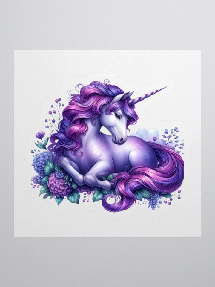 Enchanted Unicorn Kiss Cut Stickers product image (1)