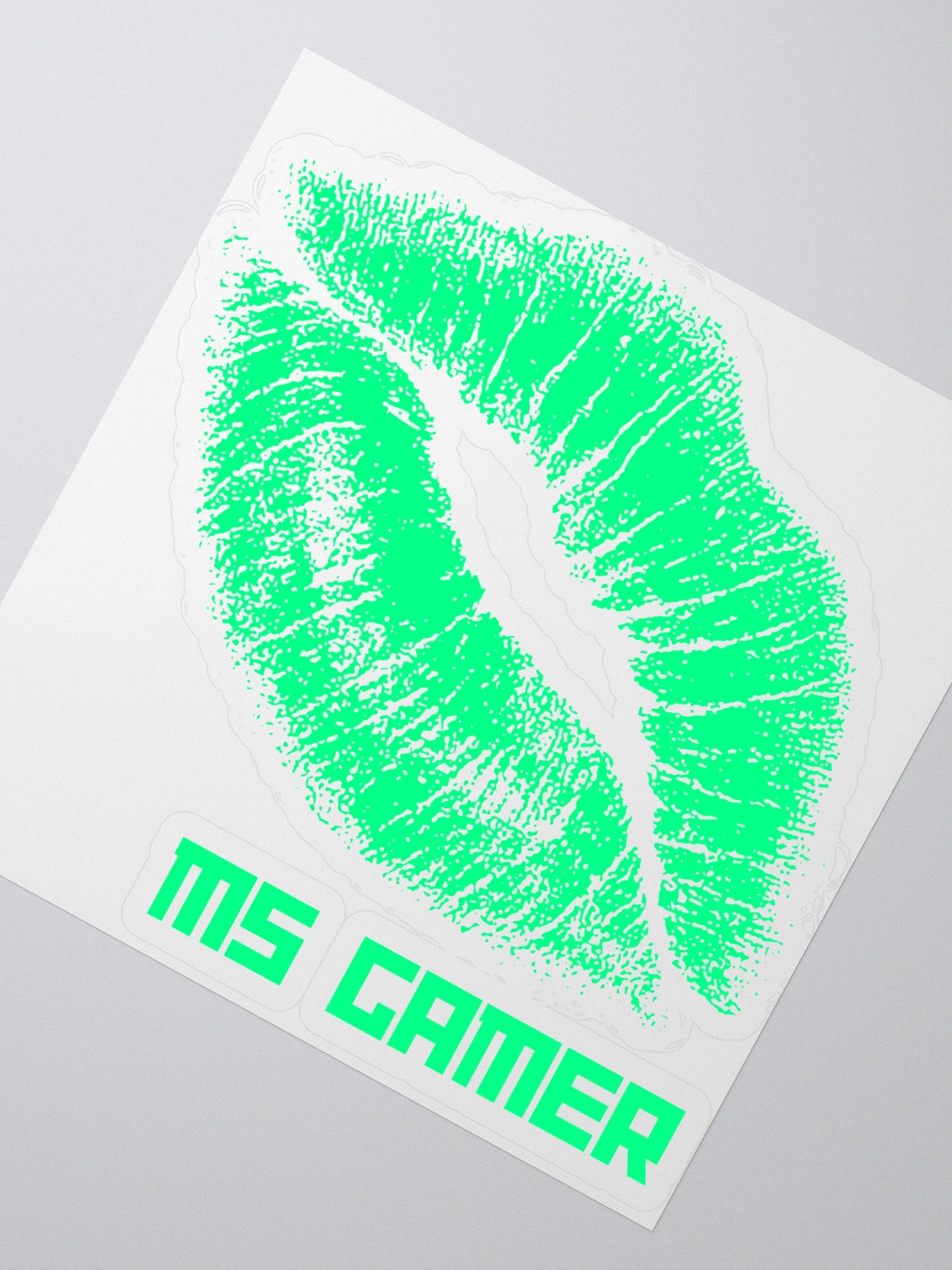 Ms Gamer Mwah Sticker - 4x4 product image (2)