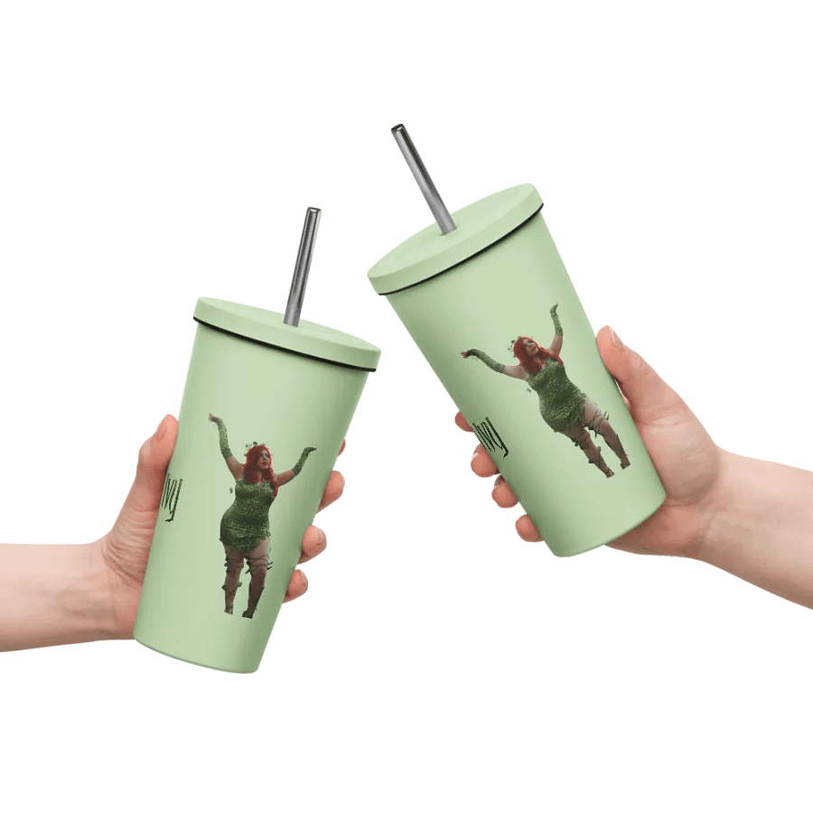 Poison Ivy Insulated Tumbler w/ Straw product image (8)