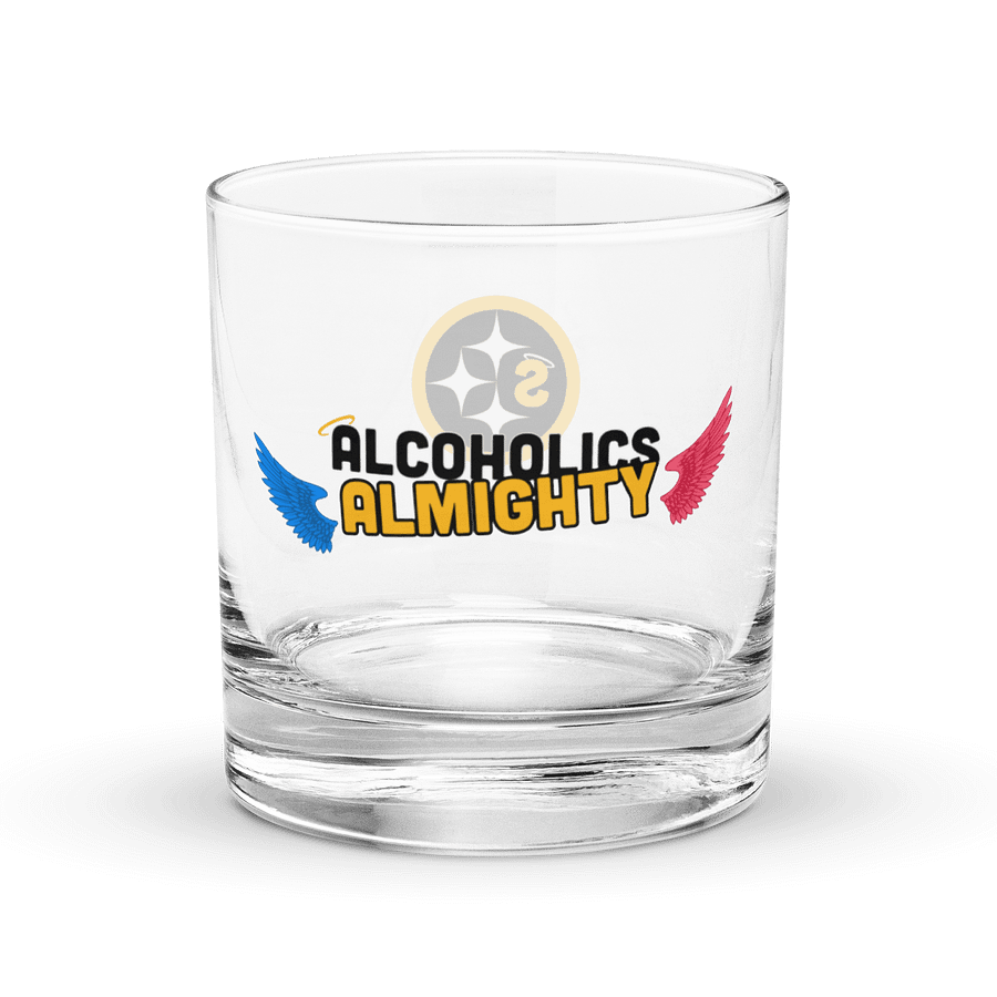 "Spirited" Wings Rocks Glass product image (1)