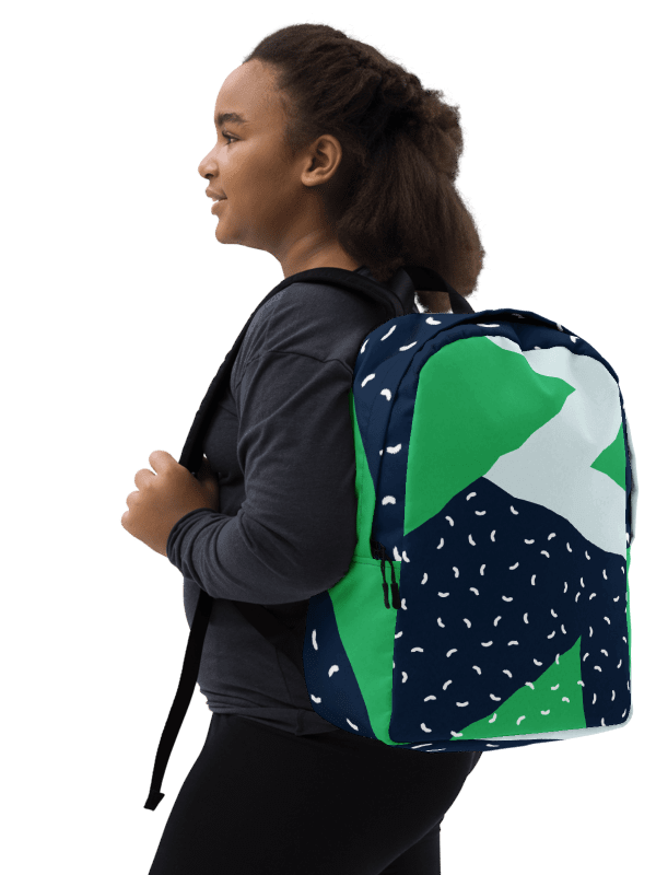 Customizable Canvas: All-Over Print Minimalist Backpack product image (2)