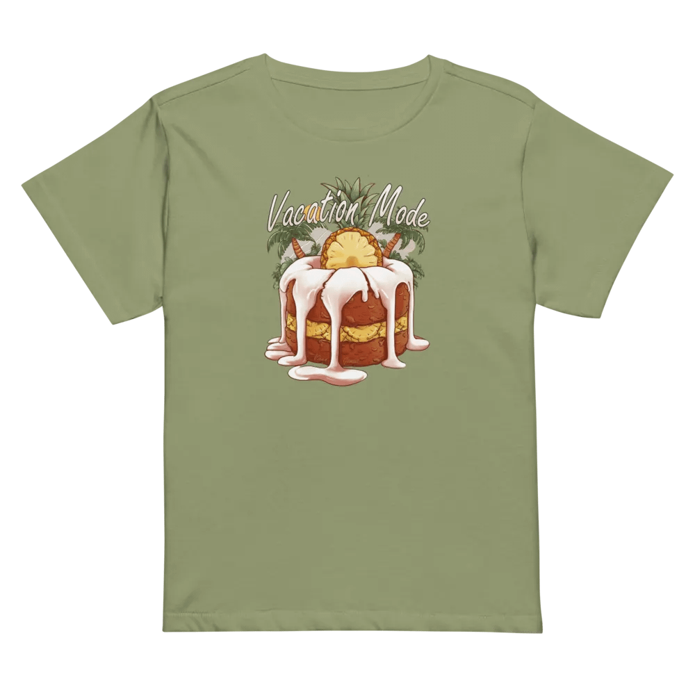 Vacation Mode Pineapple Life High wasted  Women's T-shirt product image (47)
