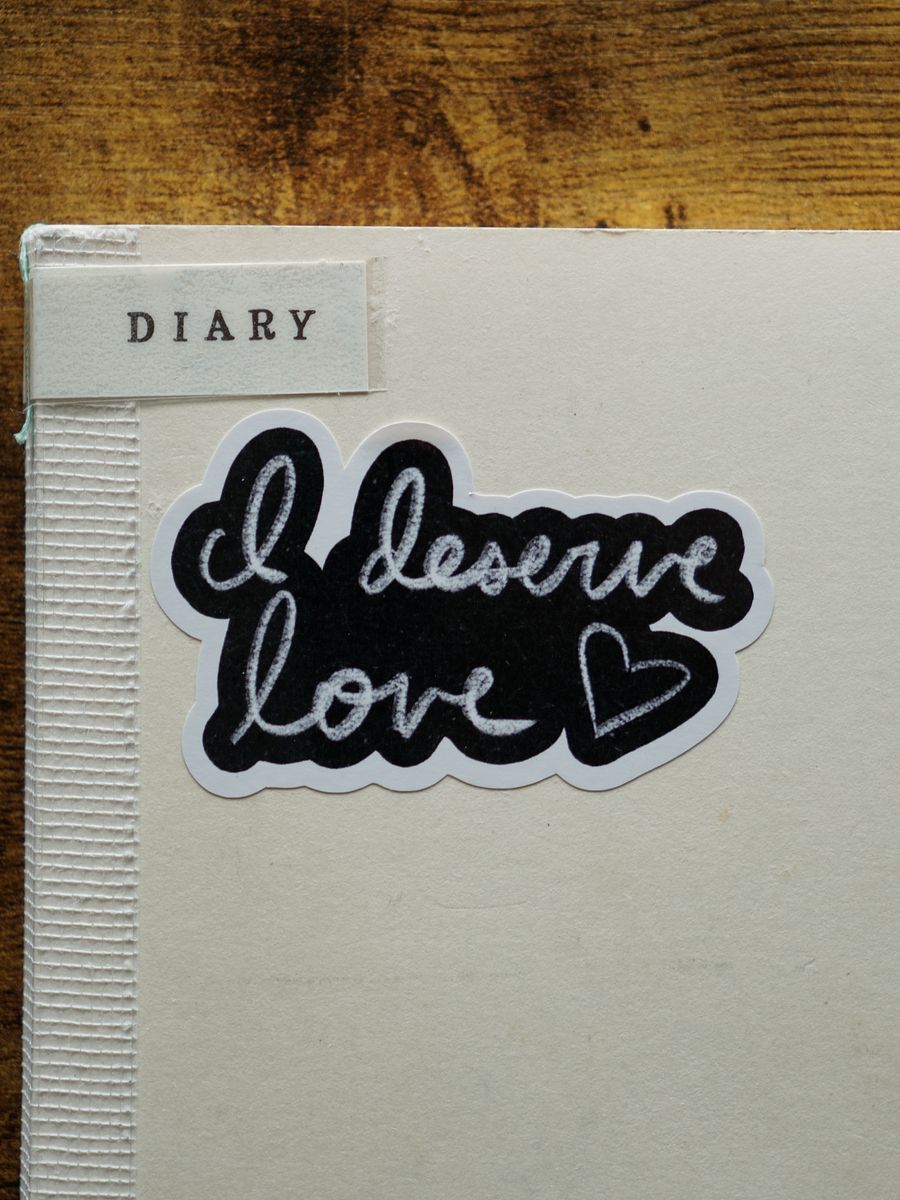 I Deserve Love Sticker product image (3)