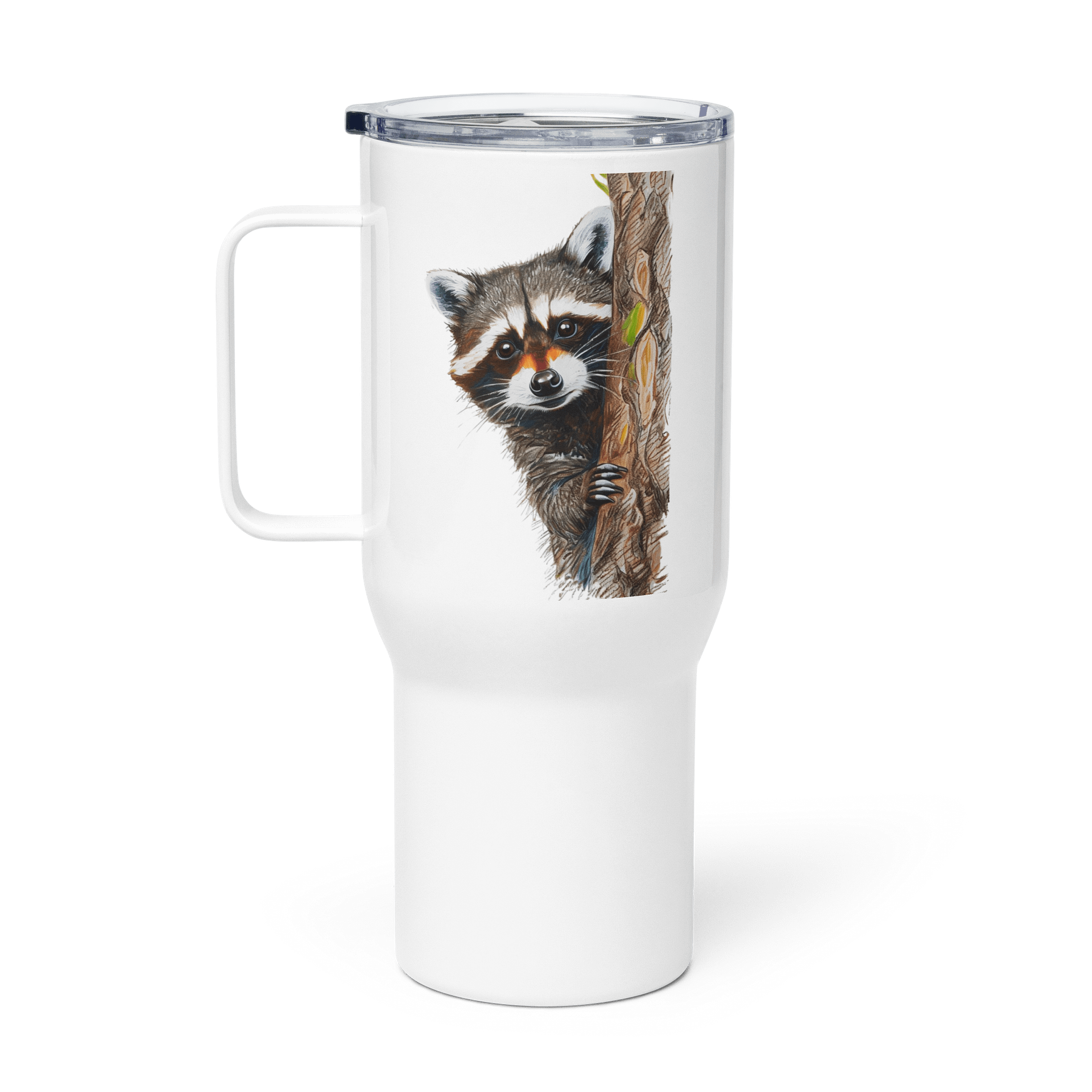 Peekaboo Raccoon Travel Mug product image (1)