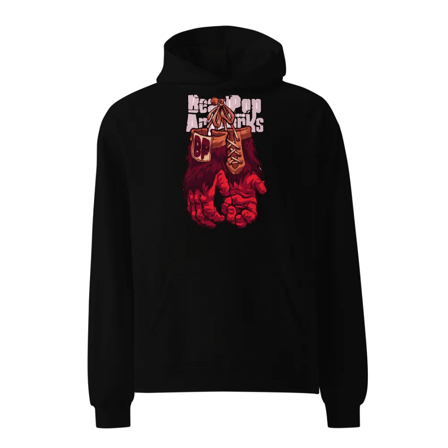 Clawed Crimson Gloves Oversized Hoodie product image (1)