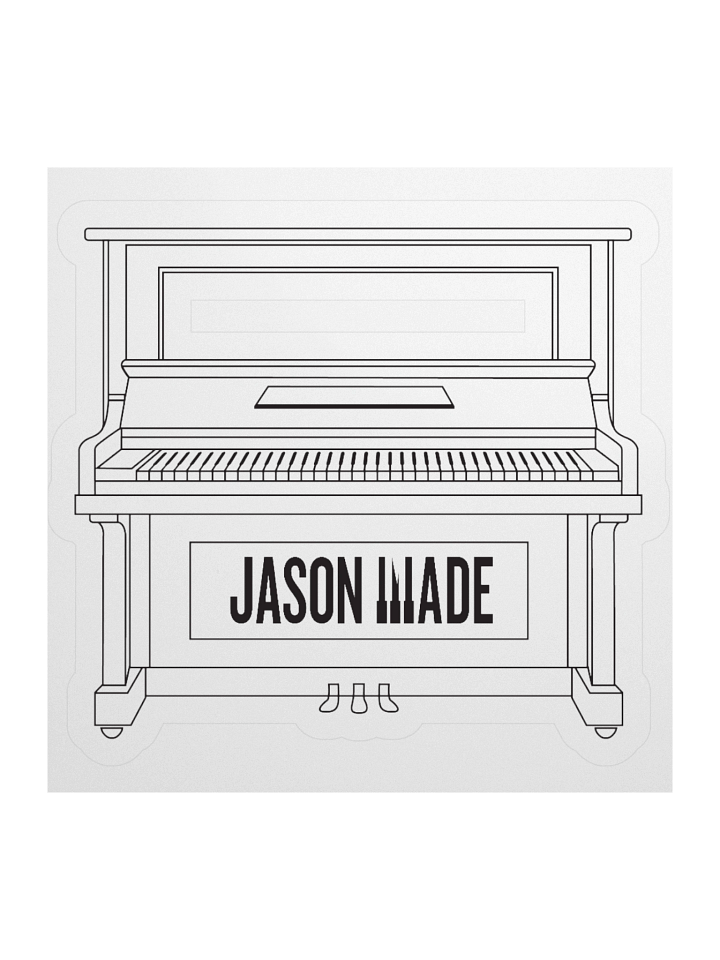 JASON MADE "PIANO ICON" STICKERS product image (1)