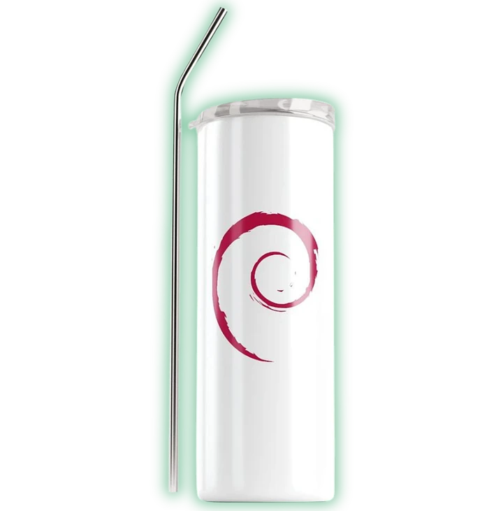 Stainless Steel Tumbler with Debian Logo product image (1)