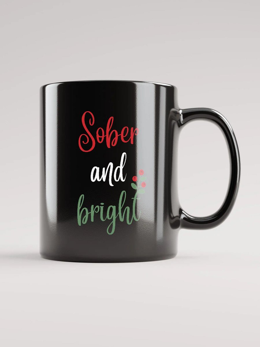 Sober & Bright - Sobriety Christmas Mug product image (2)
