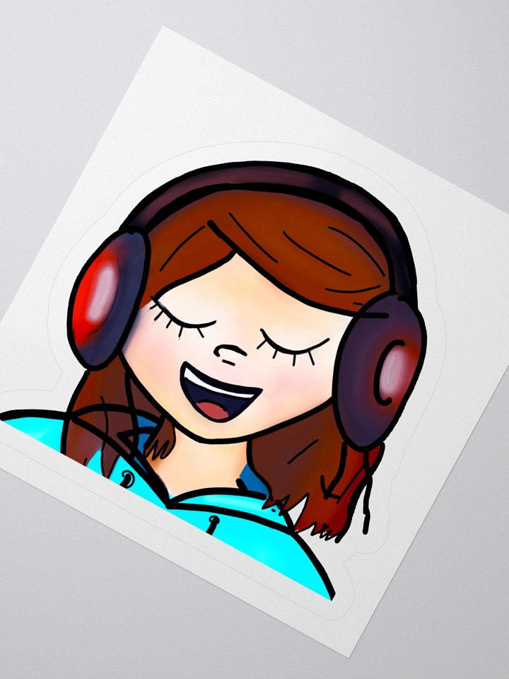 Lutti Vibing Vinyl Stickers (3" x 3") product image (2)