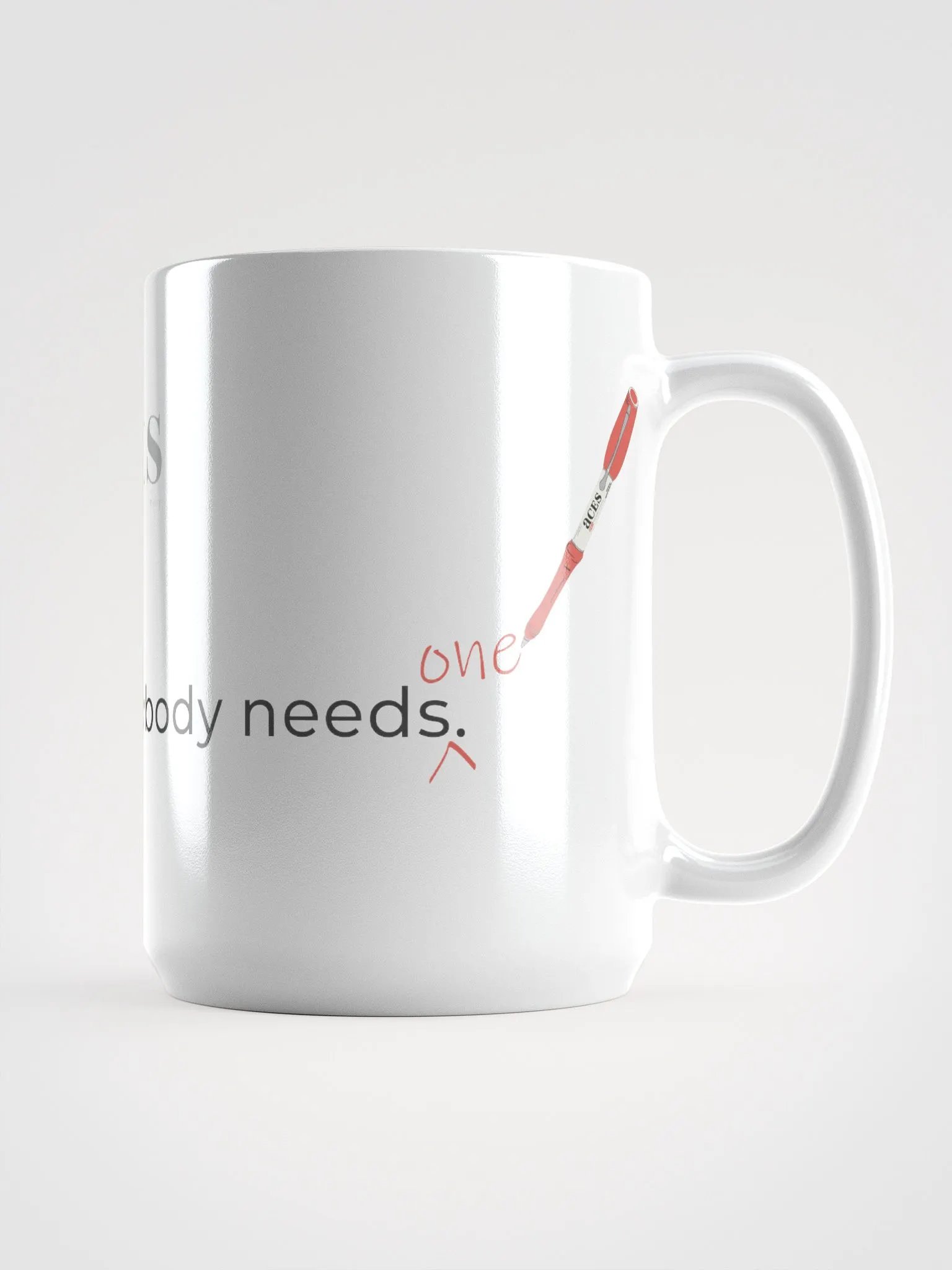 Editors: Because everybody needs one mug (red pen) product image (1)