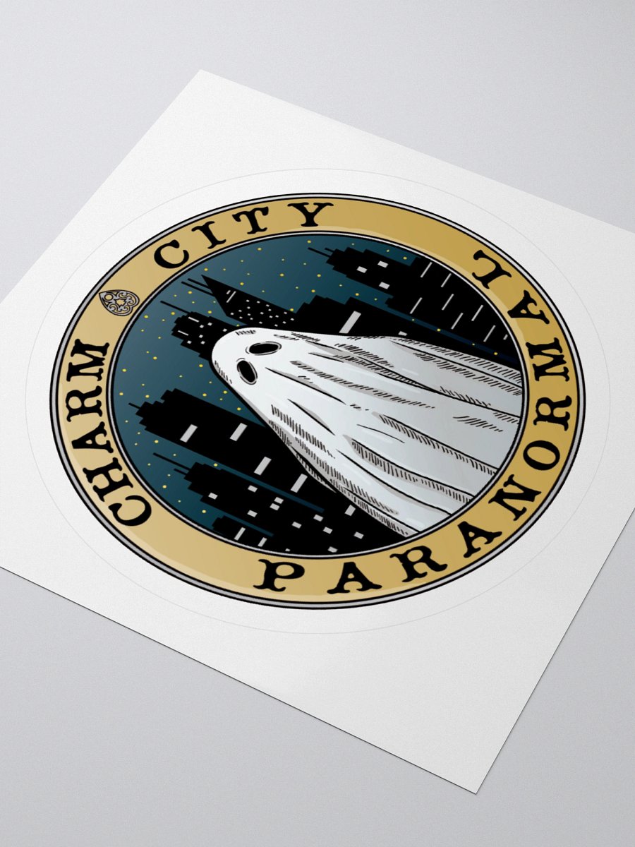 Charm City Paranormal Badge Sticker product image (5)