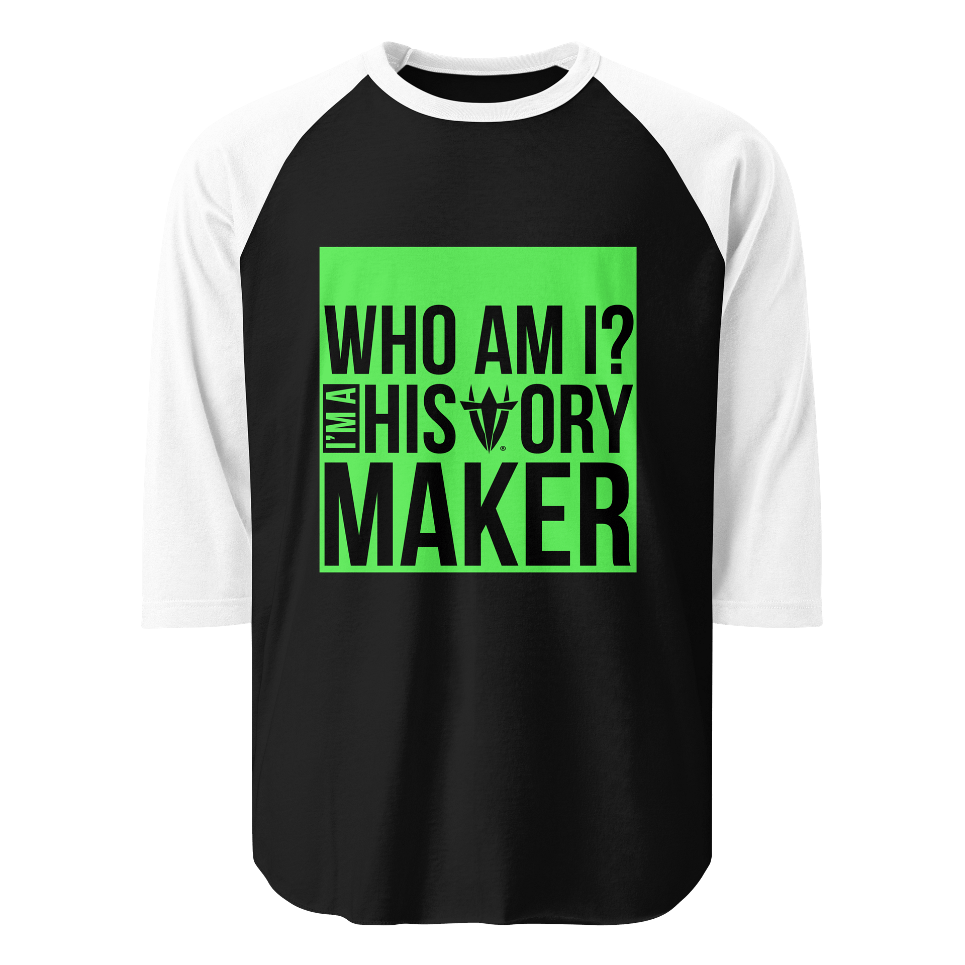 Who Am I Black Raglan product image (1)