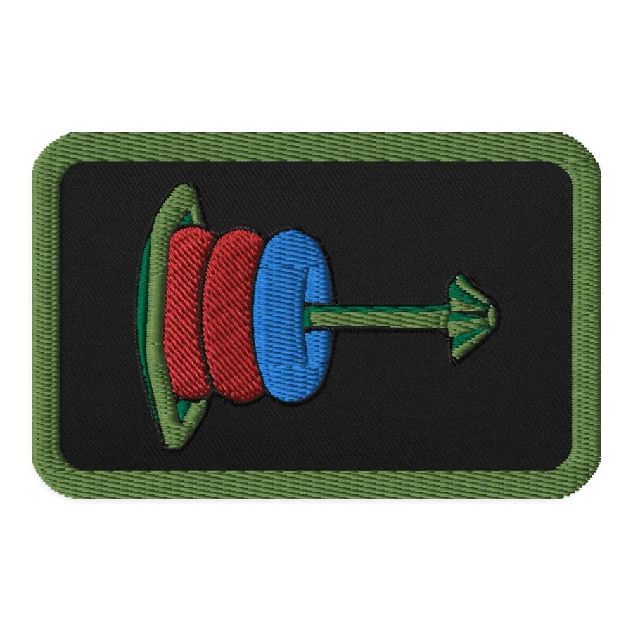 Mogo with Rings Embroidered Patch product image (1)