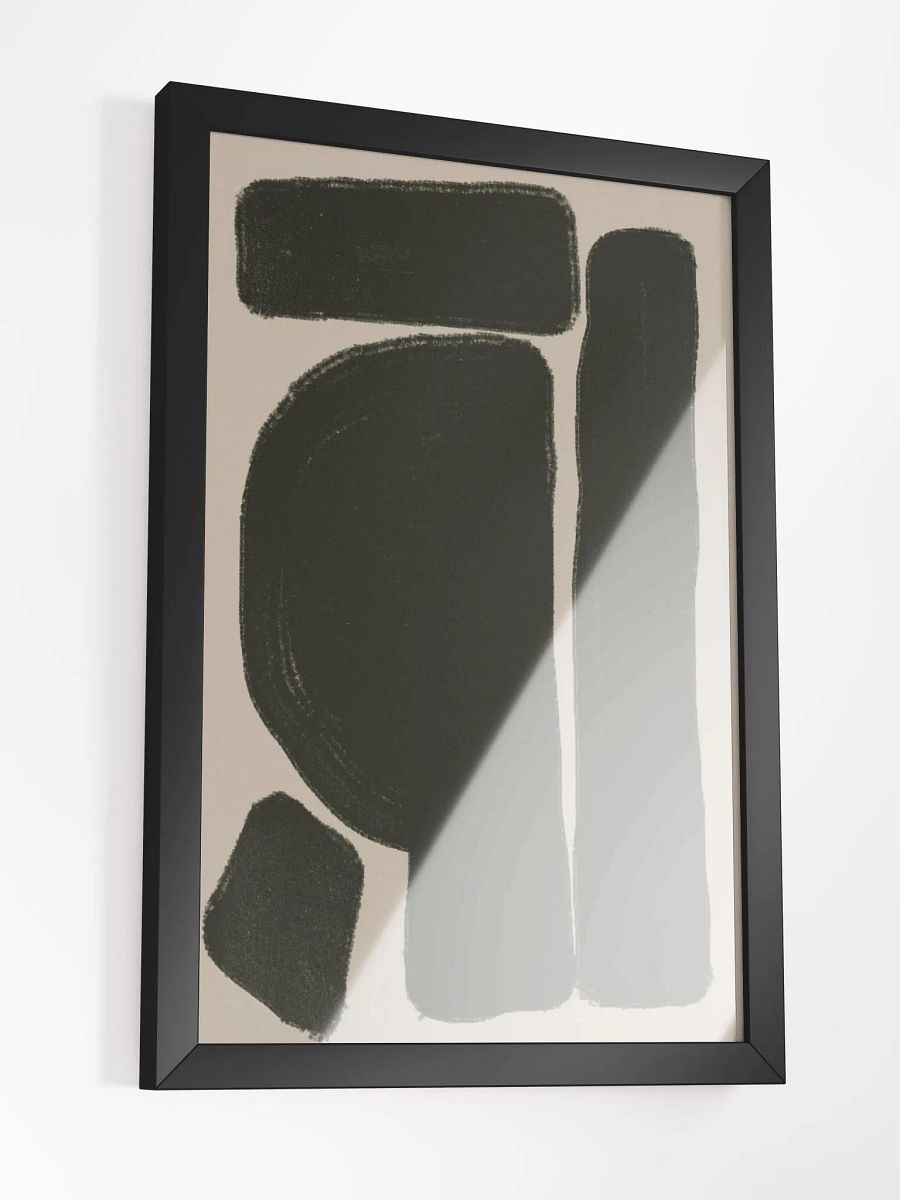 Abstract Minimalist Framed Poster | Modern Geometric Wall Art | Clean and Elegant Décor for Contemporary Spaces product image (4)