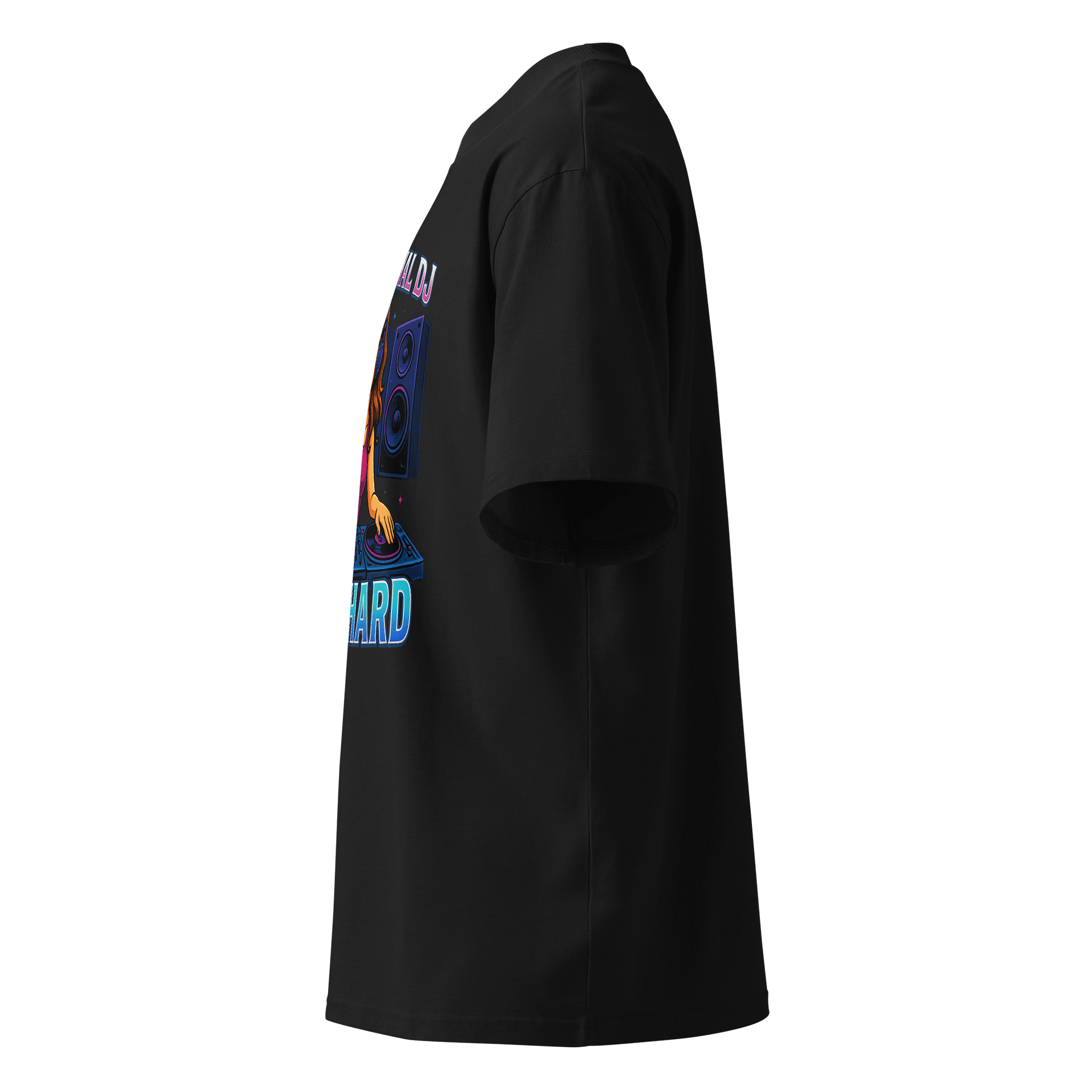 My Internal DJ Goes Hard - Music T-shirt - Stanley/Stella Unisex Organic Oversized T-Shirt SATU020 product image (4)