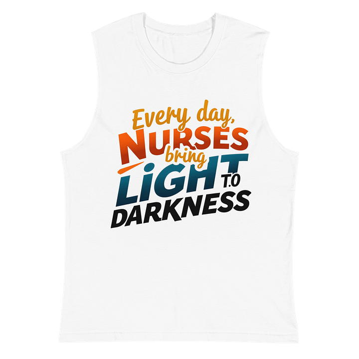 Light in Darkness Nurse Muscle Tank product image (2)