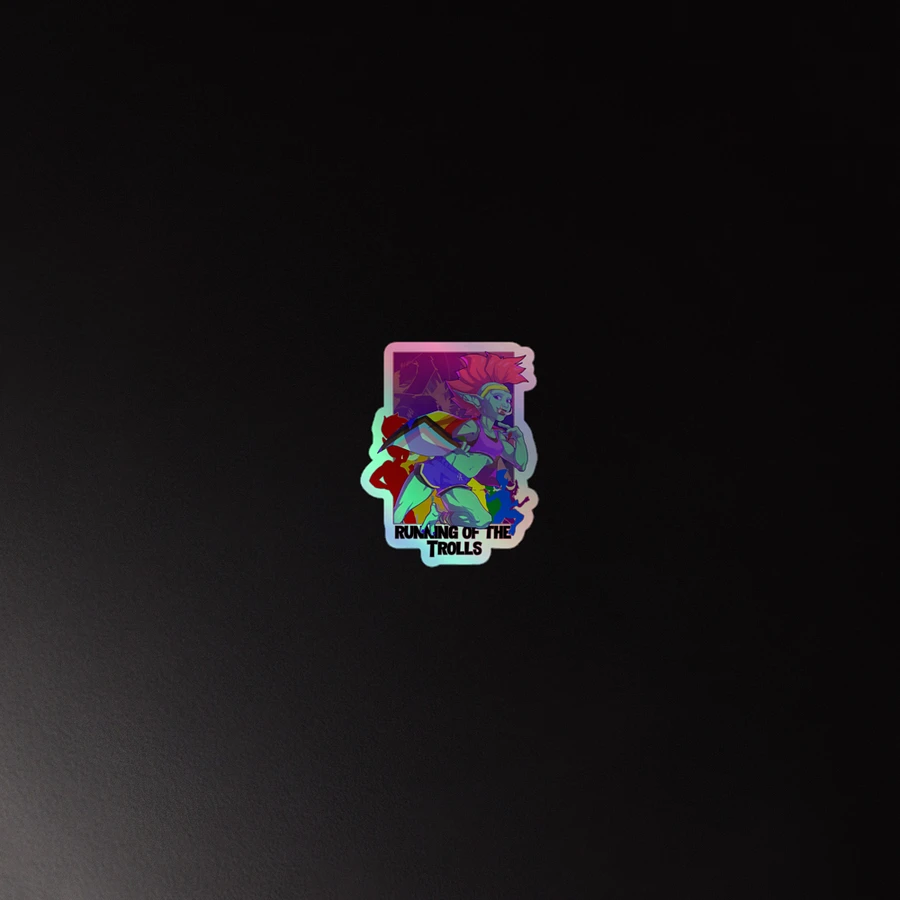 Troll Racer Holographic Sticker - by Eggu product image (4)