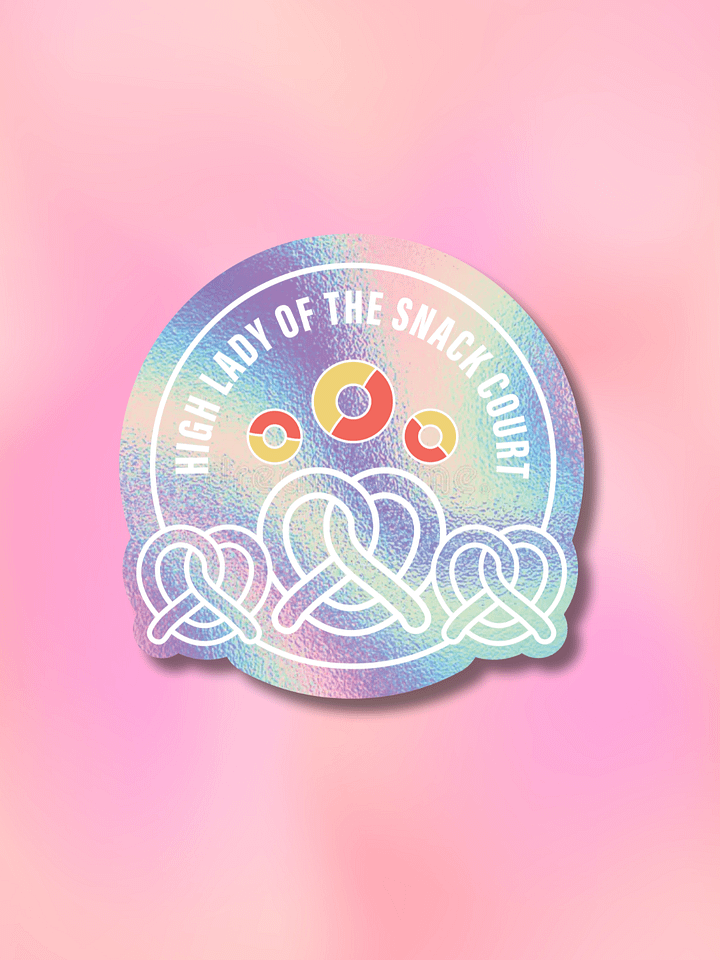 High Lady of the Snack Court Sticker (2