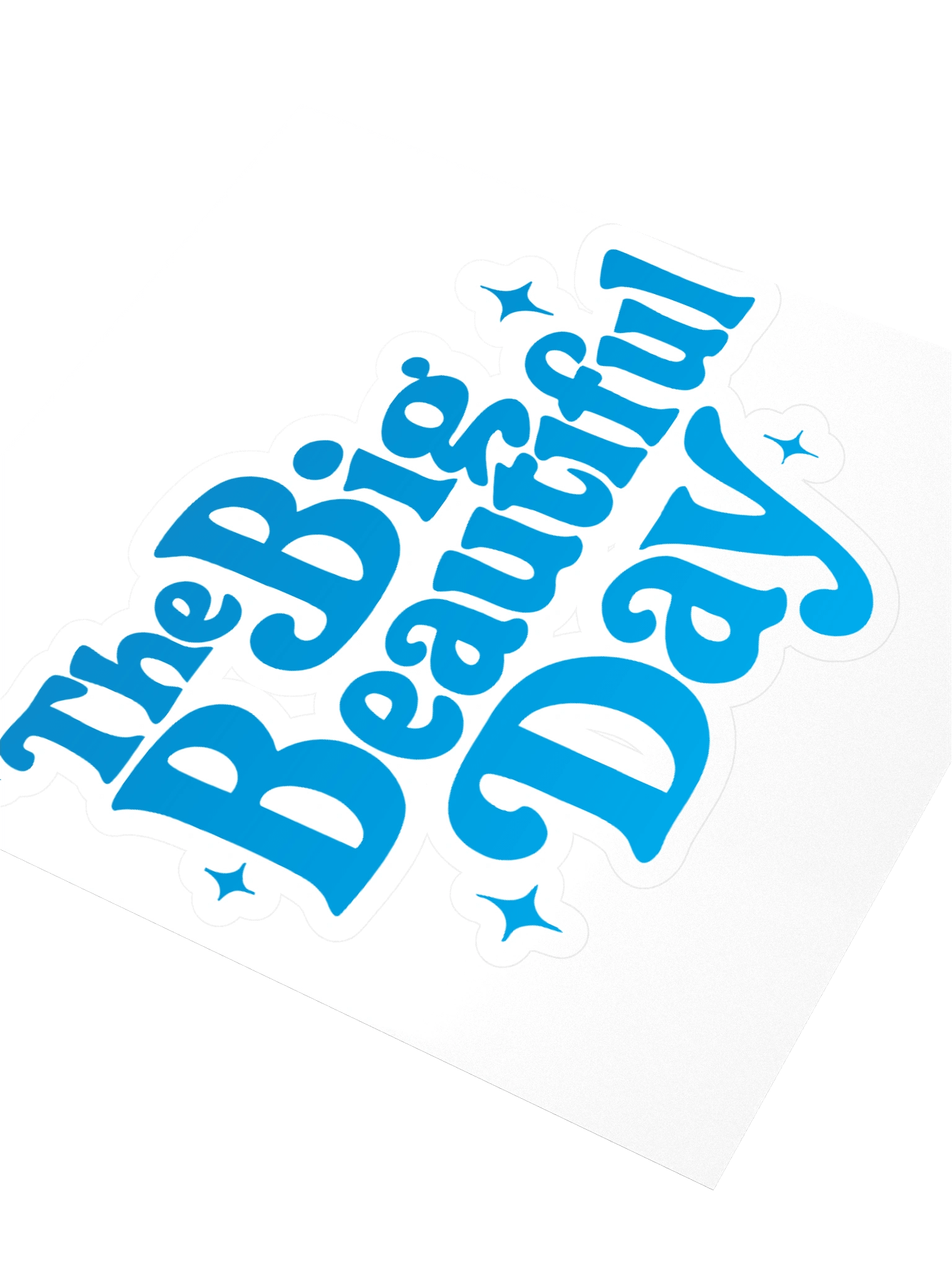 The Big Beautiful Day Kiss Cutt Sticker product image (3)