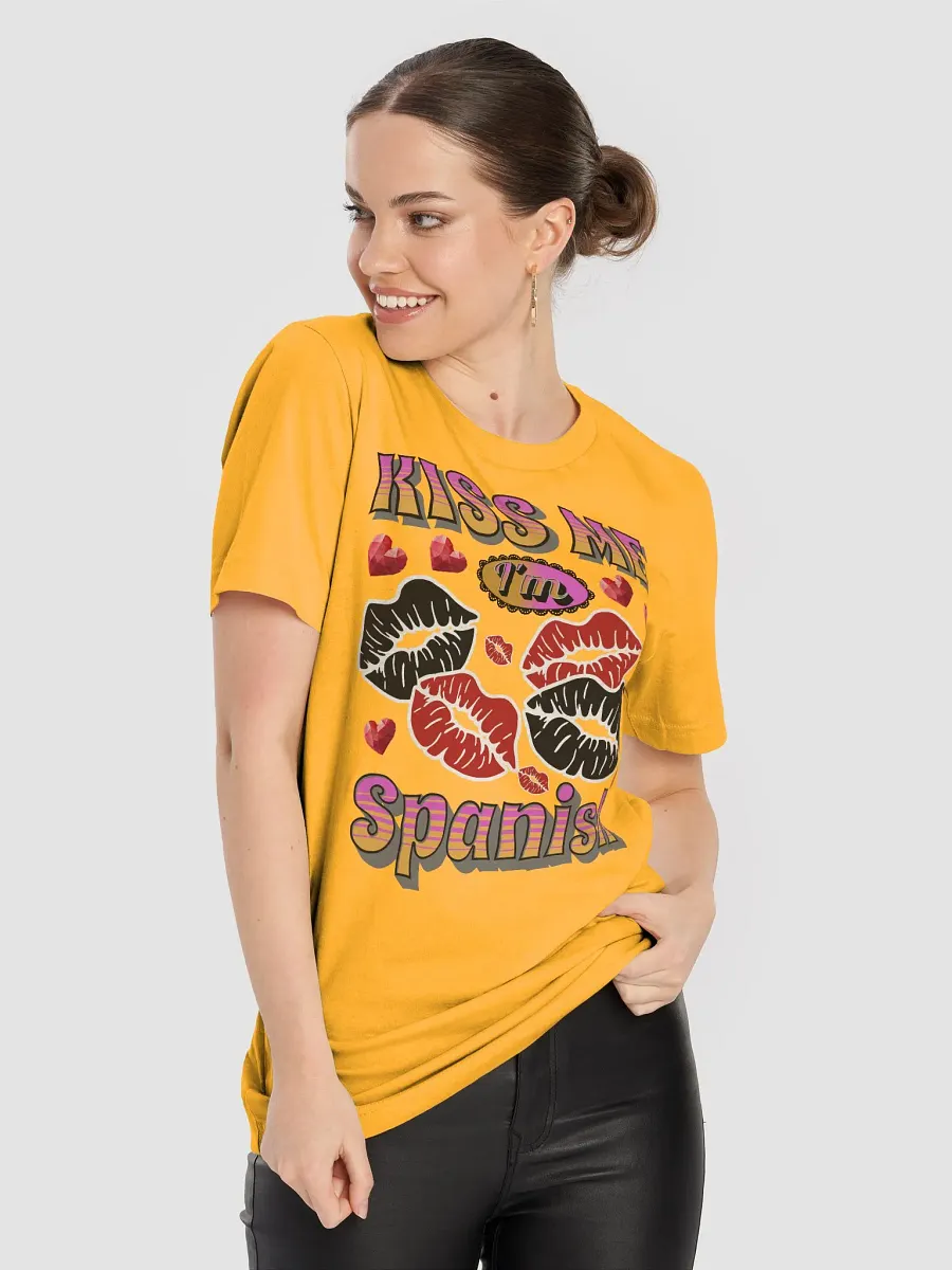 Kiss Me Im Spanish Graphic Tee product image (35)